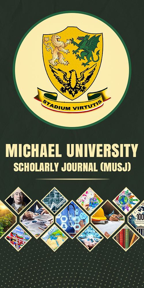 Michael University Scholarly Journal (MUSJ) cover